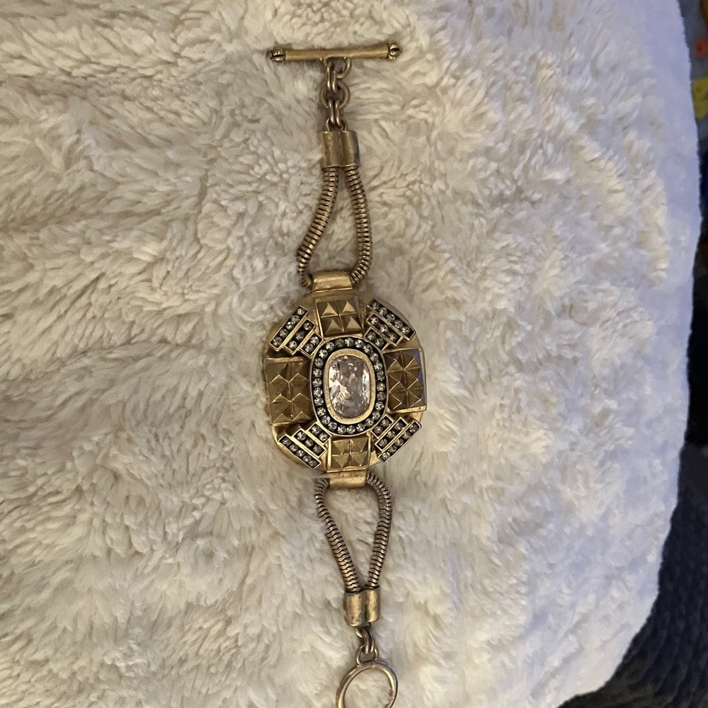 Juicy Couture Gold and Silver Watch Bracelet